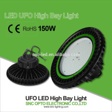 150w led UFO high bay light, ce/rohs/saa, Black housing, brand driver